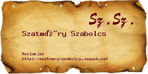 Szatmáry Szabolcs névjegykártya
